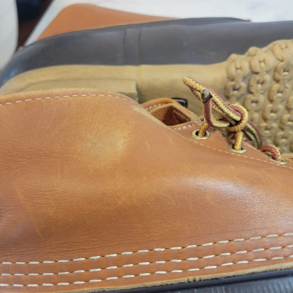 LL Bean Bean Boots Mens Size 12 6 Inch Waterproof Leather Duck Boots USA